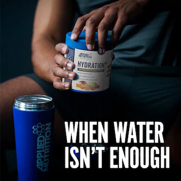 Hydration+ 240g sales image to show it is better than water for working out