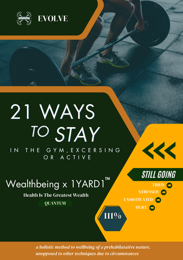 created by a qualified personal trainer and sports therapist, this invaluable eBook will increase your health, fitness, wellbeing and lifestyle in the long run with the best tips and tricks to keep you working out. with the info you an lose weight with consistency in the gym, even tone up and gain muscle as you have the tools to keep you going back again and again.   