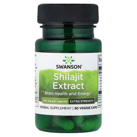 Shilajit Extract, 100mg - 30 vcaps