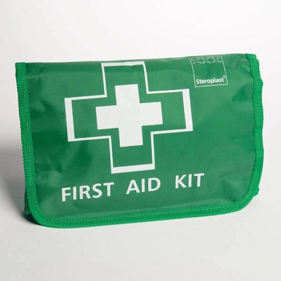 first aid kits for all the needs you could have for many places, easy to carry and store, approved via guidelines and covers many situations that may occur. keep it in the car, take it on your holidays or short breaks. keep it in the home. office and garden. take this work. better safe than sorry. this is a must have convenance that you will use many times a year.   


A small first aid kit containing essential first aid items, designed by first aid specialists, packaged in a compact, fold-up bag. Ideal for