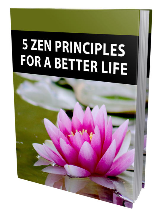 We have bundled together The Art of Living in the Moment eBook with 9 chapters over 32 pages to help you be in the NOW. Paired with 5 Secrets to finding balance and 5 Zen Principles for A Better Life.

These eBooks will help you understand more techniques to ground the present time in busy or stressful lives. You may or may not be going through something these easy to read eBooks help you go through at a steady pace and facilitate evolution with connections throughout daily life.