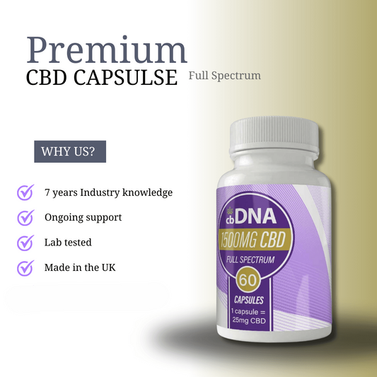 60 CBD Capsules 1500MG