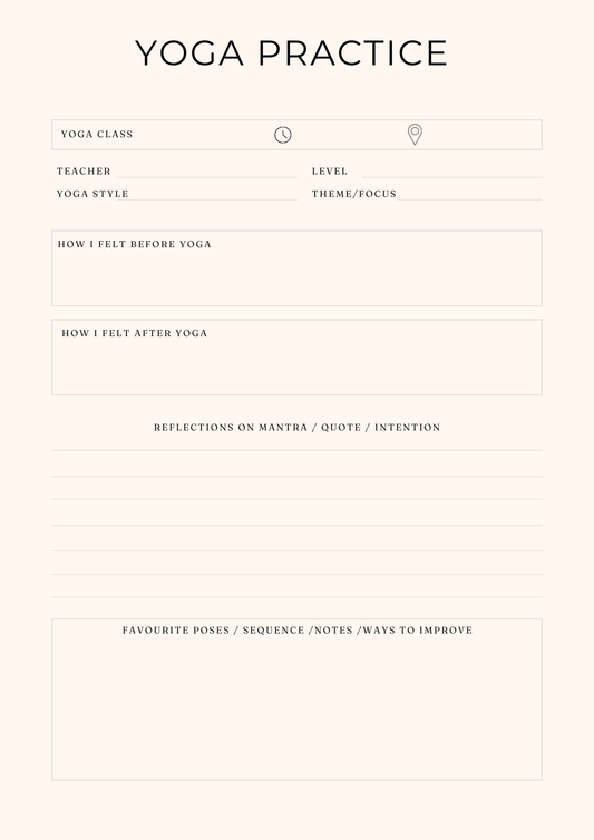 Wealthbeing Digital Yoga Journal