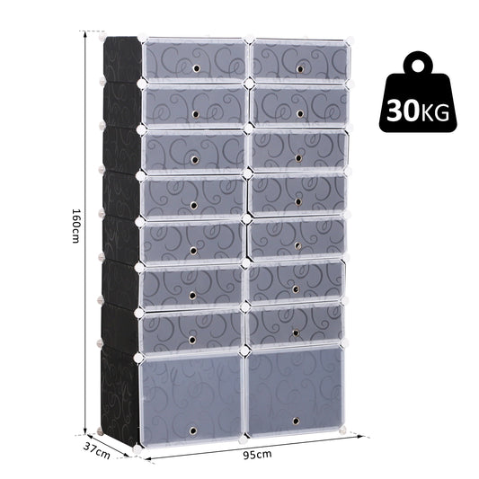 16 Cube Shoe Rack/ Organizer