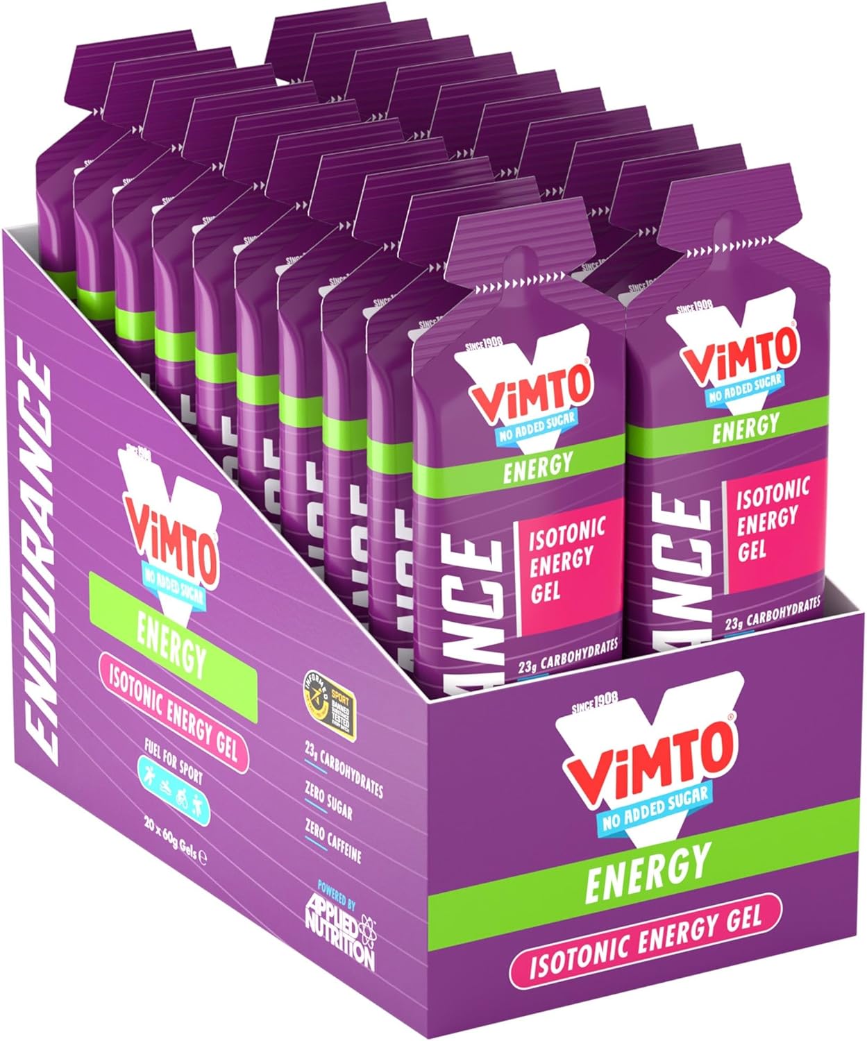 vimto flavoured  Endurance Energy Isotonic Energy Gel 20x60g