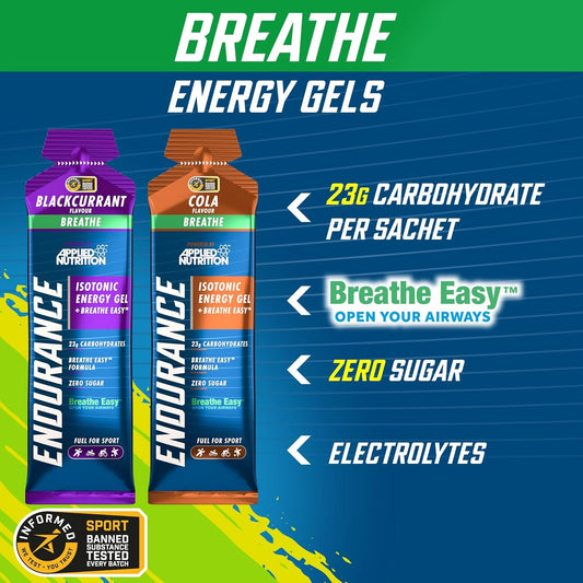 Applied Nutrition - Endurance Breathe Isotonic Energy Gel  20 x 60g