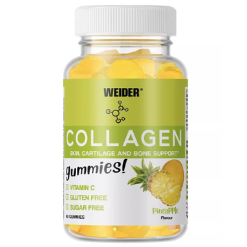 Collagen Pineapple Flavour 50 Gummies From Weider