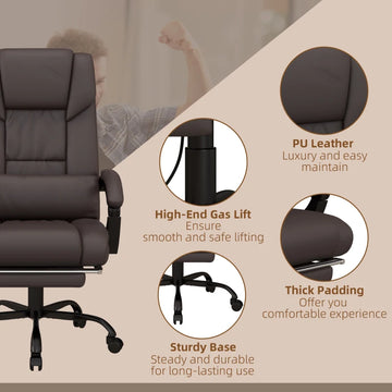 Office Massage Chair, Ergonomic, Home, Bedroom, Grey/Beige