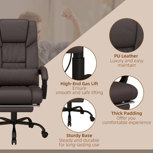 Office Massage Chair, Ergonomic, Home, Bedroom, Grey/Beige