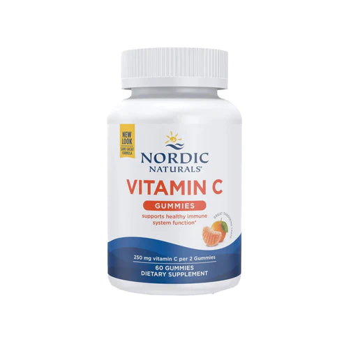 Nordic Naturals - Vitamin C Extra Strength 60 Gummies, Tangerine