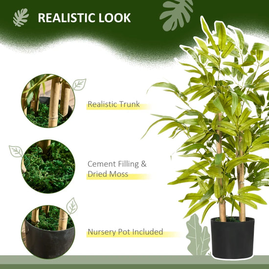 easy outdoor plants in the home, quick to wipe down and move if needed adding décor some green and bringing new energy towards your health, fitness, wellbeing or lifestyle. 
evolve any rooms with the fake plants. free delivery

Bamboo design, tabletop size: A beautiful and vibrant design to use in plenty of places, bringing bright colour into your home. Artificial plant: Made from thick plastic, this decorative faux plant has a natural-feeling texture for a realistic look and feel. Suitable as both an indoo