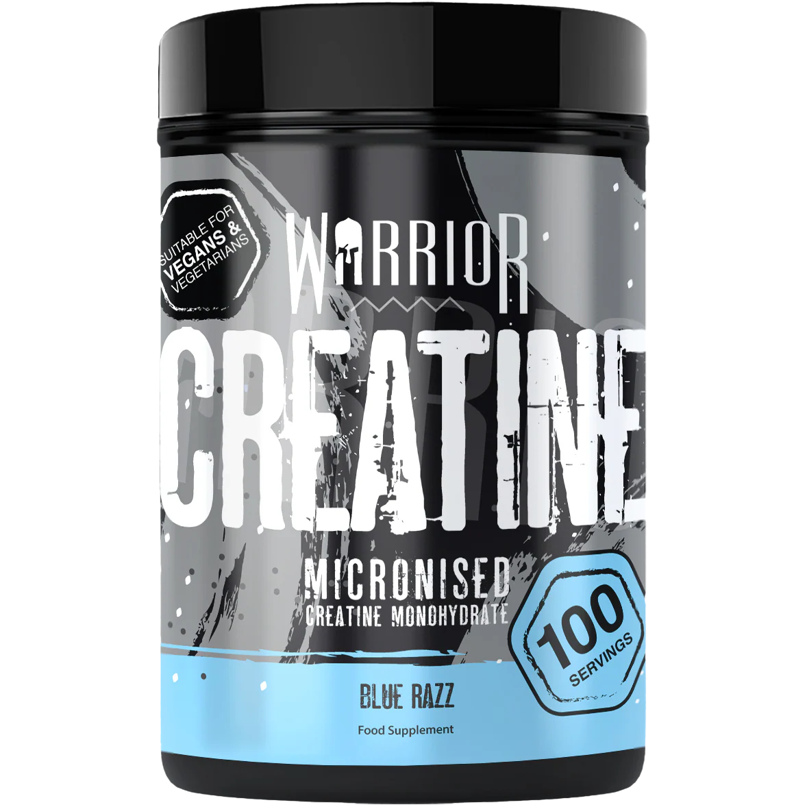 Warrior Creatine 500g blue razz flavour 