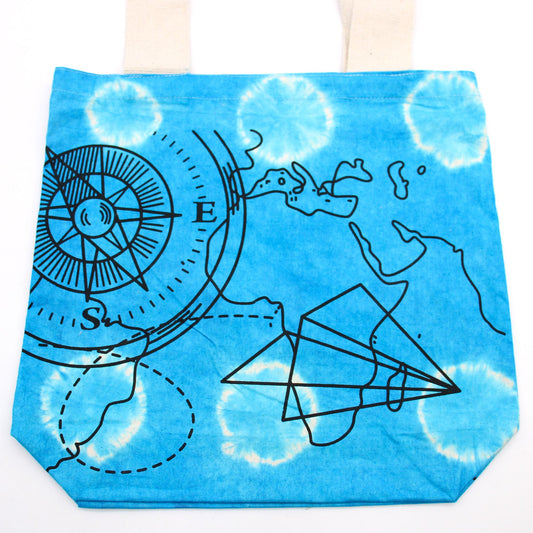 Tye-Dye Cotton Tote Bag