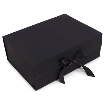 Flat Pack Gift Box - Extra Large - Black