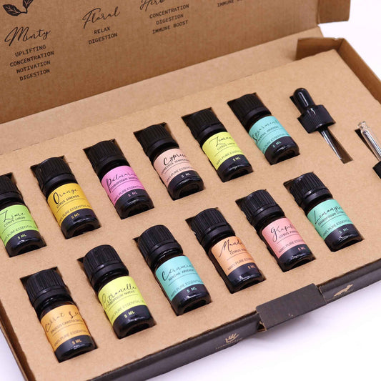 Aromatherapy Essential Oil Set (5ml x 12)