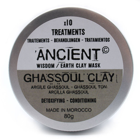 Ghassoul Clay 80g (Hair, Skin & Face Mask)