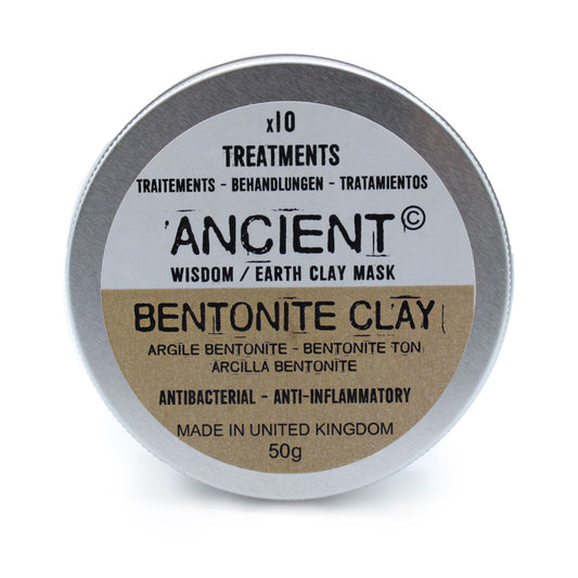 Bentonite Clay 50g (Skin, Hair & Face Masks)