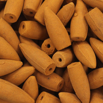Back Flow Incense Cones - Amber - 500g