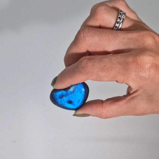 Labradorite Heart Stone From Madagascar - Roughly 25g