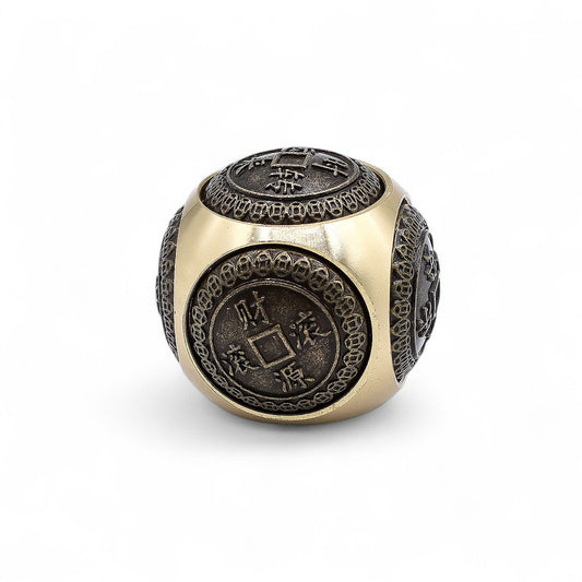 Feng Shui Fortune Wealth Dice - Rounded