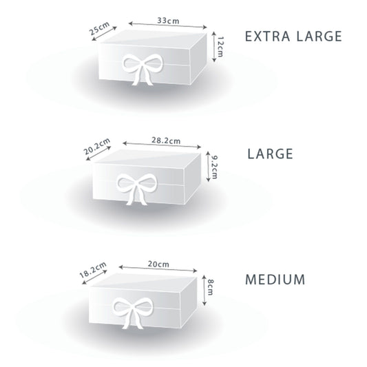 Flat Pack Gift Box - Extra Large - Black