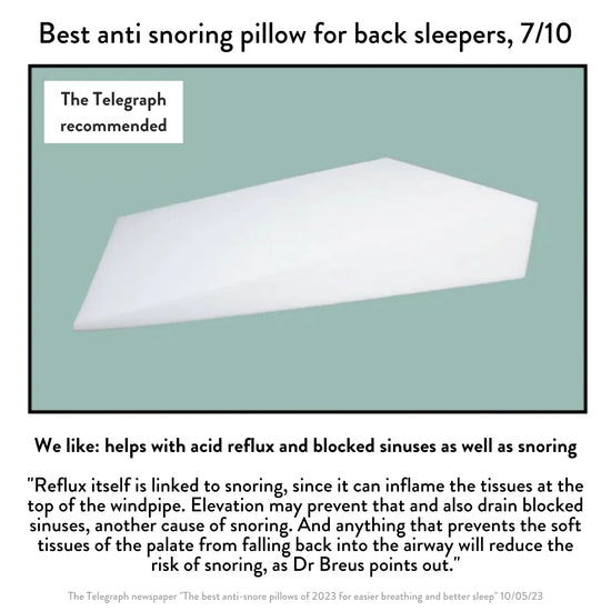This addition to your bed will help you reduce heart burn, acid reflux and snoring done by elevating your torso

Best bed wedge in the UK, Handmade in the UK, This wedge comes with a washable cover that is white polycotton, the bulk of the wedge is medium/soft and supportive which comes with a 2-year guarantee.

it can also help with GERD and sleep apnea&

Size:&;Width as selected Length 30" (76cm) x Height 6" (15.2cm)

regular 24"

large 36"