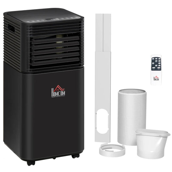 
4-IN-1 DESIGN: Cool, ventilate, dehumidify and sleep: switches between keeping the area at a specific temperature, blowing the fan around, drying the moisture out of the air and gently increasing the temperature every hour. The portable aircon unit is suitable for use all day long and in different climates. AUTO CUT-OFF: Automatically stops when the tank is full, safely preventing it from overfilling and causing damage. A 24-hour timer allows you to set a specific running time, especially when sleeping.