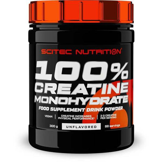 100% Creatine Monohydrate - 300 grams - SciTec