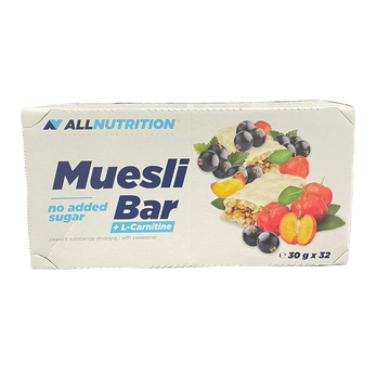 All Nutrition - Muesli Bar + L-Carnitine Bar - 32 bars