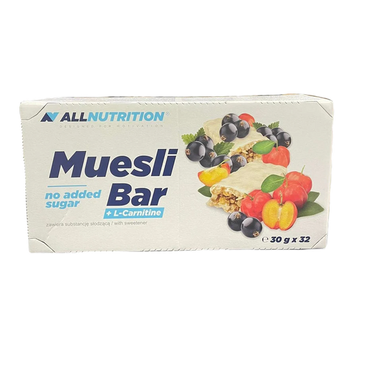 All Nutrition - Muesli Bar + L-Carnitine Bar - 32 bars
