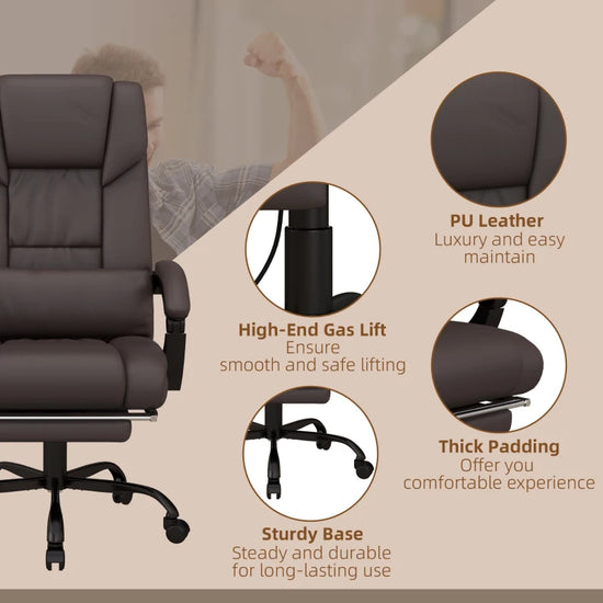 great comfy massage chair to go with the desk, this can promote more work as you will be less in pain and be able to adjust your seating position to your liking and even get a massage to keep the body top up on movement or pain. combined with the desk the health, fitness, wellbeing and lifestyle befits of the bundle are endless and can take it further as your mental wellbeing will also be better with a optimal working environment 

great for the office, bedroom, gaming and more. 