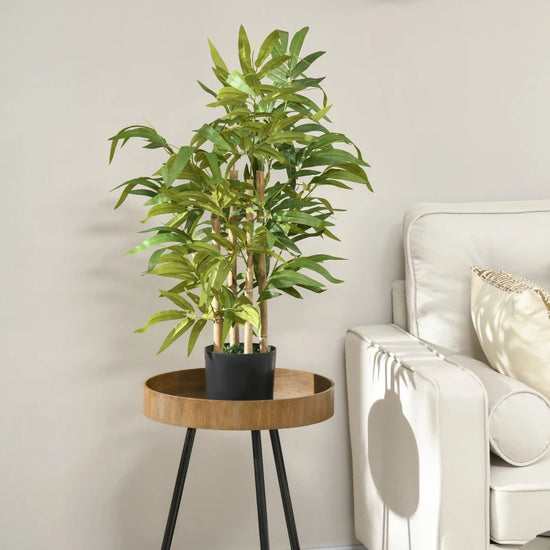 easy outdoor plants in the home, quick to wipe down and move if needed adding décor some green and bringing new energy towards your health, fitness, wellbeing or lifestyle. 
evolve any rooms with the fake plants. free delivery

Bamboo design, tabletop size: A beautiful and vibrant design to use in plenty of places, bringing bright colour into your home. Artificial plant: Made from thick plastic, this decorative faux plant has a natural-feeling texture