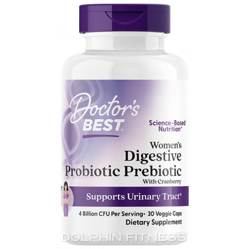 Women's Digestive Probiotic Prebiotic With Cranberry - 30 vcaps