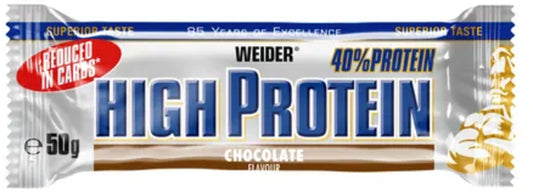 40% Low Carb/High Protein Bar - (24 x 50g) - Weider