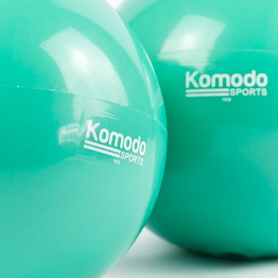 2 green toning balls 2kg total by komodo 
