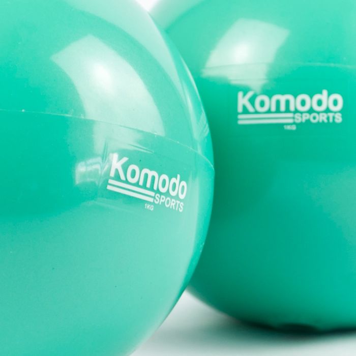 2 green toning balls 2kg total by komodo 
