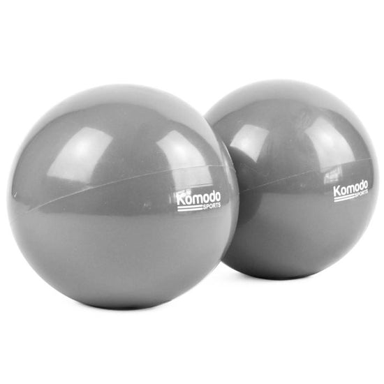 grey toning ball set, weighted balls by komodo for fitness 