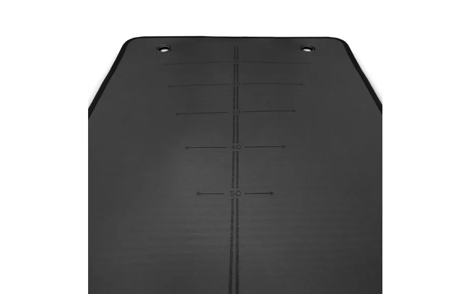 The Physical Performance Pilates Mat has the perfect dynamic thickness (10mm) to reduce pressure on the joints during your pilates workout. It also features positional markings – a central postural guide, plus horizontal alignment markings for the hands and feet – to assist with your body’s positioning during the various exercises.
